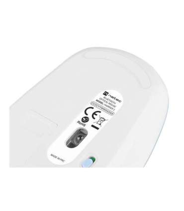 Natec Mouse Harrier 2 Wireless Bluetooth White/Blue