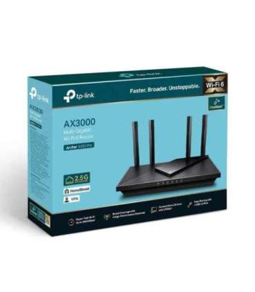 AX3000 Dual Band Gigabit Wi-Fi 6 Router Archer AX55 Pro 802.11ax 574+2402 Mbit/s 10/100/1000 Mbit/s Ethernet