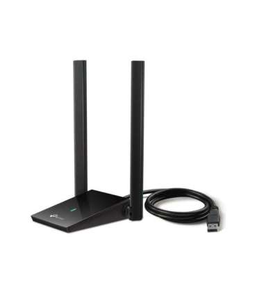 AX1800 Dual Antennas High Gain Wireless USB Adapter Archer TX20U Plus 802.11ax 574+1201 Mbit/s 10/100/1000