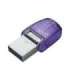 Kingston DataTraveler DT Micro Duo 3C 128 GB USB Type-C and Type-A Purple