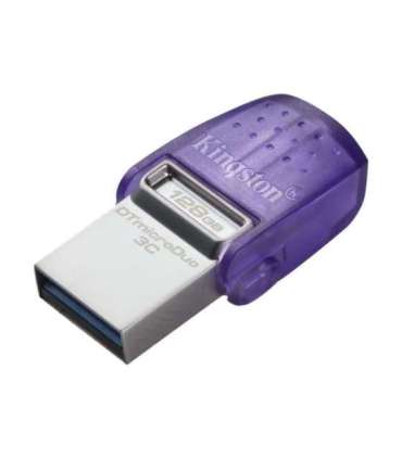 Kingston DataTraveler DT Micro Duo 3C 128 GB USB Type-C and Type-A Purple