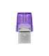 Kingston DataTraveler DT Micro Duo 3C 128 GB USB Type-C and Type-A Purple