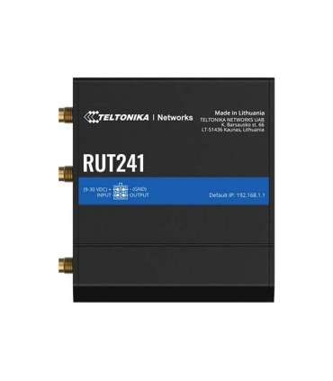 LTE Router RUT241 802.11n 10/100 Mbit/s Ethernet LAN (RJ-45) ports 2 Mesh Support No MU-MiMO No 2G/3G/4G |