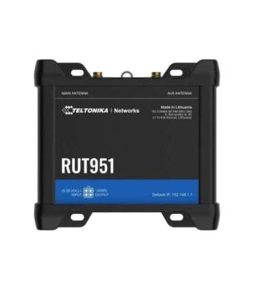 Industrial Cellular router RUT951 802.11n 10/100 Mbit/s Ethernet LAN (RJ-45) ports 4 Mesh Support No MU-MiMO