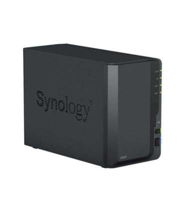 Synology DS223 Up to 2 HDD/SSD Hot-Swap Realtek RTD1619B Processor frequency 1.7 GHz 2 GB DDR4