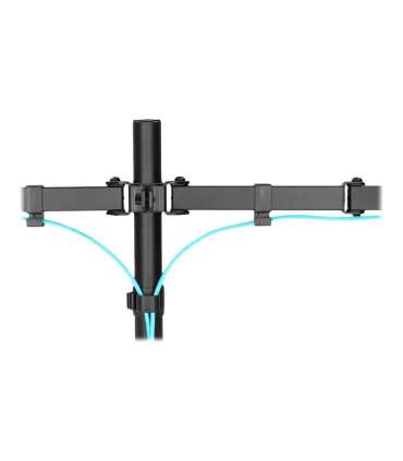 Digitus Desk Mount Swivel, Height adjustment 15-32 " Maximum weight (capacity) 8 kg Black