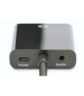 Digitus HDMI to VGA converter adapter DA-70461 Black
