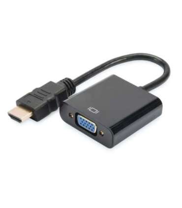 Digitus HDMI to VGA converter adapter DA-70461 Black