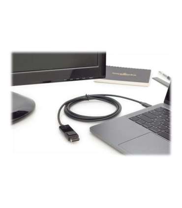 Digitus USB Type-C adapter cable AK-300333-020-S USB-C DisplayPort USB-C to DP 2 m