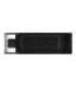 Kingston USB Flash Drive DataTraveler 70 256 GB USB 3.2 Gen 1 Type-C Black