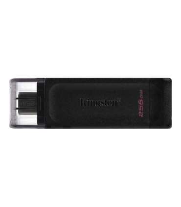 Kingston USB Flash Drive DataTraveler 70 256 GB USB 3.2 Gen 1 Type-C Black