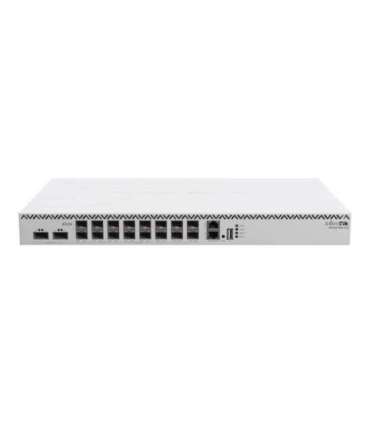 MikroTik Cloud Router Switch with RouterOS L5 license 518-16XS-2XQ-RM Rackmountable SFP ports quantity 16x of