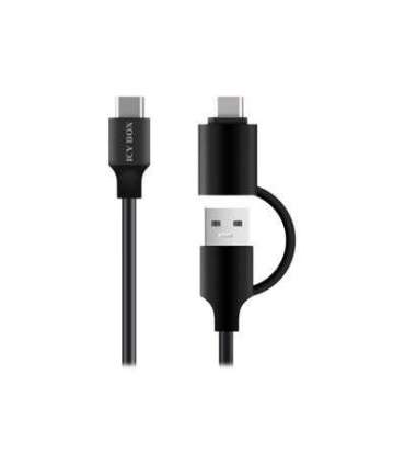 Raidsonic ICY BOX IB-200T-C3 Enclosure for 1x SSD/HHD with USB 3.2 Gen 1 Type-A/Type-C combi-cable 1 x 2.5 "SATA