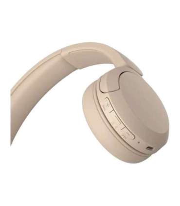 Sony WH-CH520 Wireless Headphones, Beige Sony Wireless Headphones WH-CH520 Wireless On-Ear Microphone |