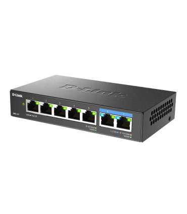 D-Link 7-Port Multi-Gigabit Unmanaged Switch DMS-107/E Unmanaged Desktop Power supply type External