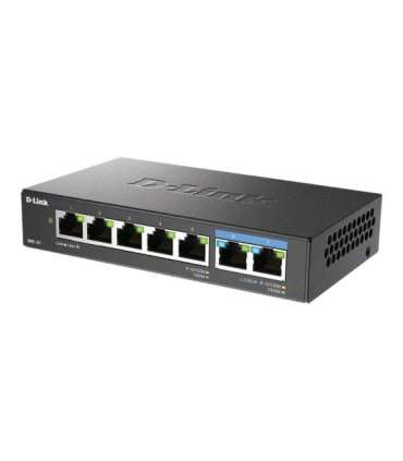 D-Link 7-Port Multi-Gigabit Unmanaged Switch DMS-107/E Unmanaged Desktop Power supply type External