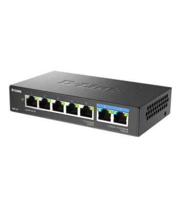 D-Link 7-Port Multi-Gigabit Unmanaged Switch DMS-107/E Unmanaged Desktop Power supply type External