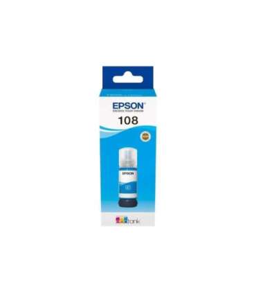 Epson 108 EcoTank Ink Bottle Cyan