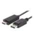 Lanberg DisplayPort to HDMI Cable CA-DPHD-11CC-0030-BK DisplayPort Male HDMI Male DP to HDMI 3 m