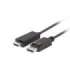 Lanberg DisplayPort to HDMI Cable CA-DPHD-11CC-0050-BK DisplayPort Male HDMI Male DP to HDMI 3 m