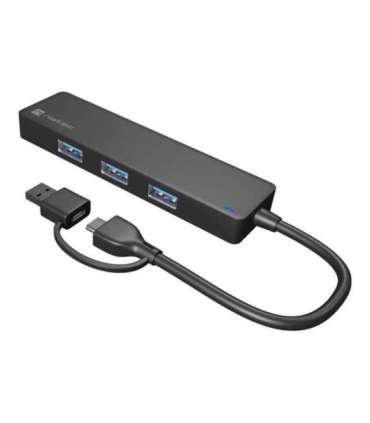 Natec USB 3.0 HUB, Mayfly, 4-Port, Black Natec USB 3.0 HUB, Mayfly, 4-Port Moth NHU-1342 Black 0.15 m