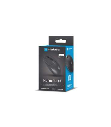 Natec Mouse Ruff Plus Wired Black