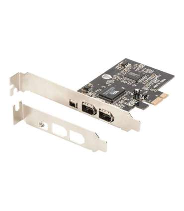 Digitus IEEE 1394a Interface Card, PCI express, 4 Port 1x ext. 1394mini, 2x ext./1x int. 1394a Ports DS-30201-5