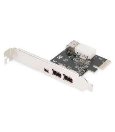 Digitus IEEE 1394a Interface Card, PCI express, 4 Port 1x ext. 1394mini, 2x ext./1x int. 1394a Ports DS-30201-5
