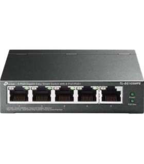 TP-LINK 5-Port Gigabit Easy Smart Switch with 4-Port PoE+ TL-SG105MPE Managed L2 Desktop 60 month(s)