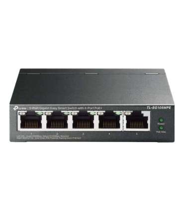 TP-LINK 5-Port Gigabit Easy Smart Switch with 4-Port PoE+ TL-SG105MPE Managed L2 Desktop 60 month(s)
