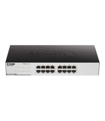D-Link 16-Port Gigabit Easy Desktop Switch GO-SW-16G/E Unmanaged Desktop/Rackmountable 24 month(s)