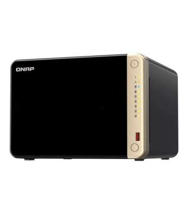 QNAP 6-Bay desktop NAS TS-664-8G Intel Celeron N5095 4-core Processor frequency 2.9 GHz 8 GB DDR4