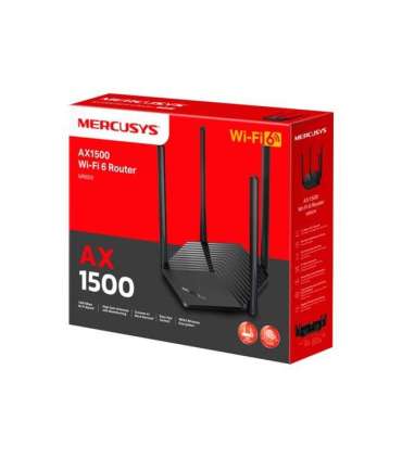AX1500 WiFi 6 Router MR60X 802.11ax 1201+300 Mbit/s 10/100/1000 Mbit/s Ethernet LAN (RJ-45) ports 2 Mesh