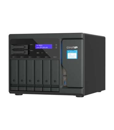 QNAP 8-Bay desktop NAS TS-855X-8G Intel Atom C5125 8-core Processor frequency 2.8 GHz 8 GB