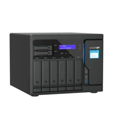 QNAP 8-Bay desktop NAS TS-855X-8G Intel Atom C5125 8-core Processor frequency 2.8 GHz 8 GB