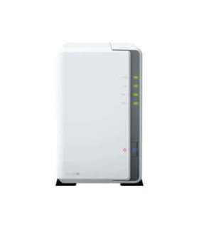 Synology Tower NAS DS223j up to 2 HDD/SSD Realtek RTD1619B Processor frequency 1.7 GHz 1 GB DDR4