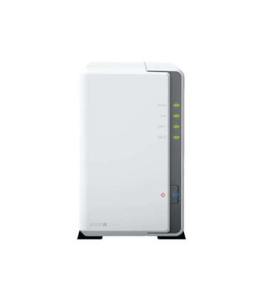 Synology Tower NAS DS223j up to 2 HDD/SSD Realtek RTD1619B Processor frequency 1.7 GHz 1 GB DDR4