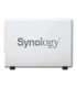 Synology Tower NAS DS223j up to 2 HDD/SSD Realtek RTD1619B Processor frequency 1.7 GHz 1 GB DDR4