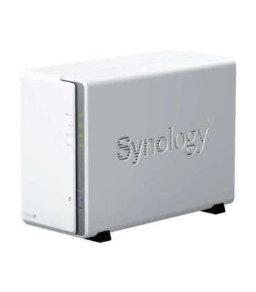Synology Tower NAS DS223j up to 2 HDD/SSD Realtek RTD1619B Processor frequency 1.7 GHz 1 GB DDR4