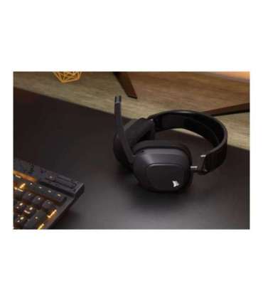 Corsair Gaming Headset HS80 Max Bluetooth Built-in microphone Wireless Steel Gray Bluetooth Over-Ear |