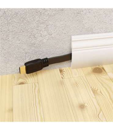 Goobay High Speed HDMI Flat Cable with Ethernet 61279 HDMI male (type A) HDMI (type A) HDMI to HDMI 2 m