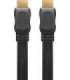Goobay High Speed HDMI Flat Cable with Ethernet 61279 HDMI male (type A) HDMI (type A) HDMI to HDMI 2 m