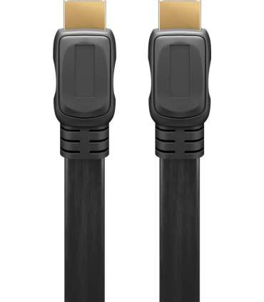 Goobay High Speed HDMI Flat Cable with Ethernet 61279 HDMI male (type A) HDMI (type A) HDMI to HDMI 2 m