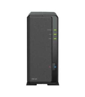 Synology Tower NAS DS124 up to 1 HDD/SSD Realtek RTD1619B Processor frequency 1.7 GHz 1 GB DDR4