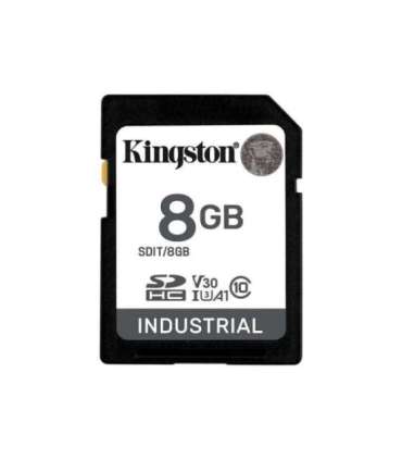 Kingston SDHC SD Flash Memory Card 8 GB Black