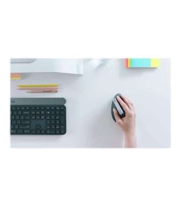 Logitech Ergonomic Mouse MX VERTICAL Wireless USB, Bluetooth Graphite