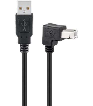 Goobay USB 2.0 Hi-Speed Cable 90° USB to USB