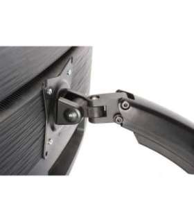 Digitus Desk Mount Universal LED/LCD Monitor Stand with Gas Spring Tilt, swivel, height adjustment, rotate Black