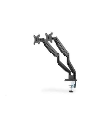 Digitus Desk Mount Universal Dual Monitor Mount with Gas Spring and Clamp Mount Swivel, height adjustment, rotate