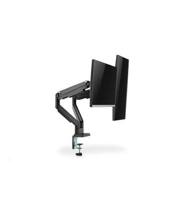 Digitus Desk Mount Universal Dual Monitor Mount with Gas Spring and Clamp Mount Swivel, height adjustment, rotate